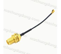 Jack nối anten IPX/SMA 10cm - Female