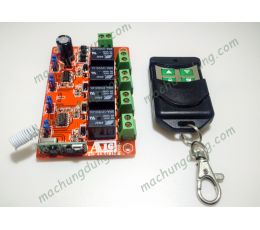 Bộ Điều Khiển RF 4 Relay 12V RXB12 433MHz (H18)