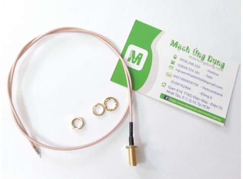 Dây Antenna RG178 SMA - Female 50cm
