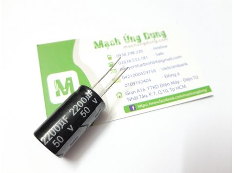Tụ 2200uF 50V - DIP