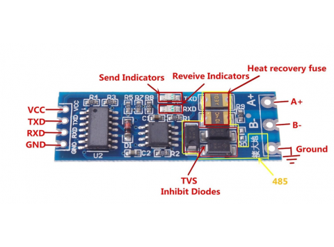 Module UART TTL To RS48