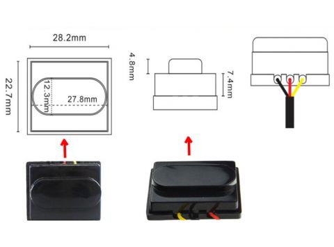 Cảm biến hồng ngoại TDL-5001 (H15)