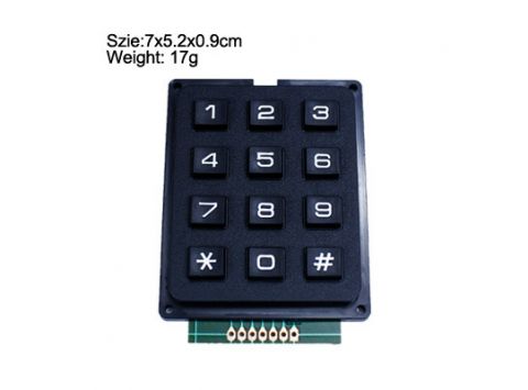 Bàn phím ma trận MCU 3x4 12B cho Arduino (H25)