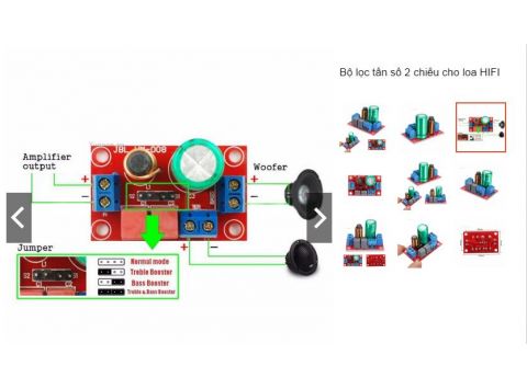 Bộ lọc tần số 2 chiều cho loa HIFI (H.37)