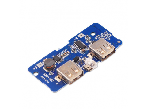 Mạch sạc dự phòng 2 USB 5V1A 5V2A