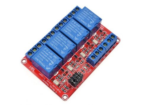 Module 4 Relay 10A 12VDC H/L (H04)