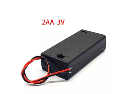 Đế 2 Pin AA Có Dây Có Nắp