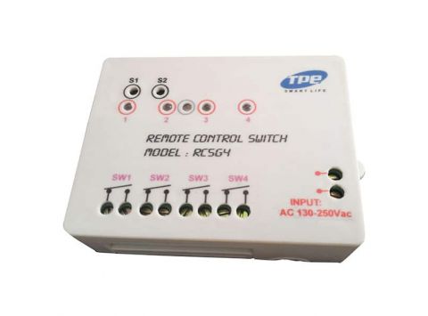 Bộ điều khiển đóng mở thiết bị từ xa 4 lệnh TPE 220VAC