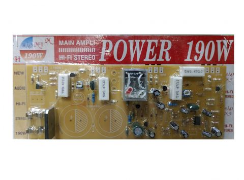 Board Công Suất Amply 4 Sò 190W 2 Kênh Kèm Nguồn