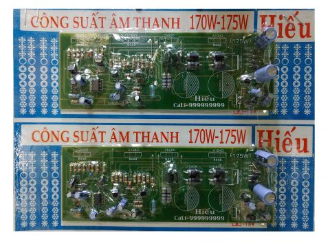 Board Công Suất Amply 4 Sò 175W 2 Kênh Kèm Nguồn