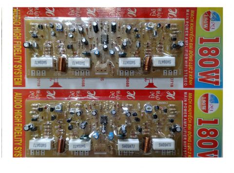 Board Công Suất Amply 8 Sò 180W 2 Kênh