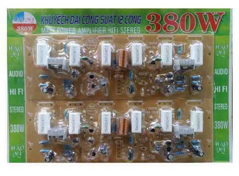 Board Công Suất Amply 12 Sò 380W