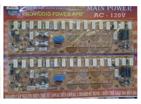 Board Công Suất Amply 32 Sò 120V