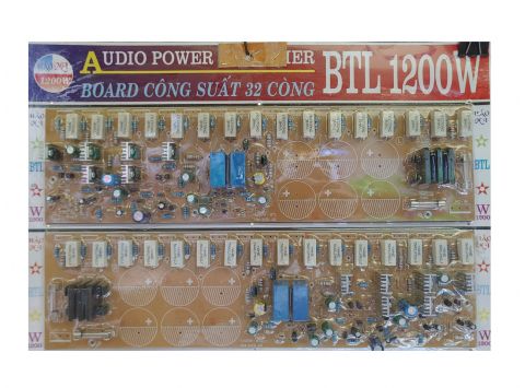 Board Công Suất Amply 32 Sò BTL 1200W