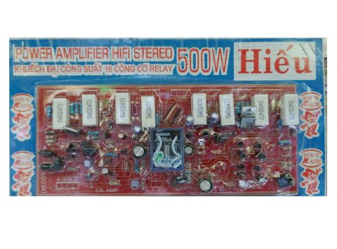 Board Công Suất Amply 16 Sò 500W Relay